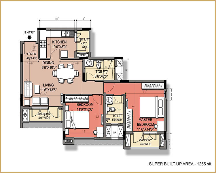 Brigade mysore floor plan1